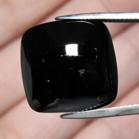 Spinel Naturalny Czarny Śliczny Cushion 28,20ct - Video - GSP2120