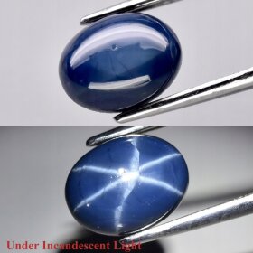 Szafir Naturalny Gwiaździsty 2,68ct Świetny Kamień - VIDEO - HSA1061