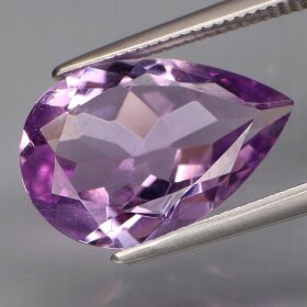 Ametyst Naturalny 4,42ct Piękna Łezka 15x10mm - video - GAM2140
