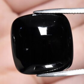 Spinel Naturalny Czarny Śliczny Cushion 34,07ct - Video - ASP7215
