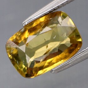 Turmalin Naturalny 1,50ct Złoty cushion - video - HTR7140