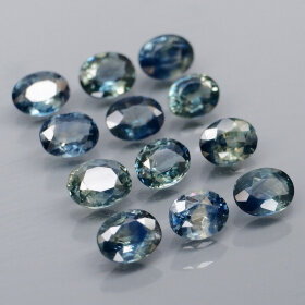 Szafir Naturalny Kalibrowany - 4,5x3,5mm - ZSA1101