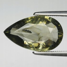 Turmalin Naturalny 3,95ct Śliczna Zielona Łezka - video - PTR2030
