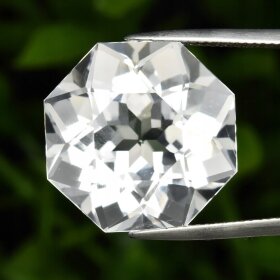 Kwarc Naturalny 22,12ct Doskonały Ośmiokąt - video - HAM7184