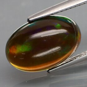 Opal Naturalny Czarny 3,33ct Piękny Kaboszon - video - GOP2280