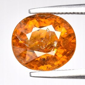 Turmalin Naturalny 1,91ct Piękna Pomarańczowa Barwa - video - KTR1374