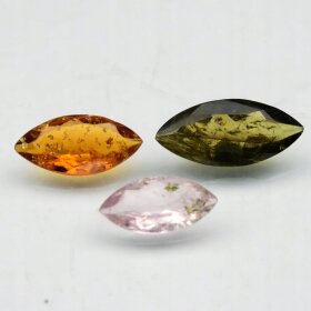 Turmalin Naturalny Komplet 2,69ct Świetne Markizy - VIDEO - HTR1076