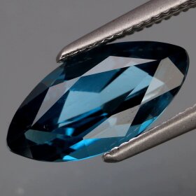 Topaz Naturalny London Blue 2,37ct Obłędna Markiza - video - HTP7227