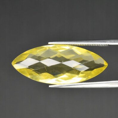 Kwarc Lemon Naturalny 10,71ct Świetna Markiza - video - HAM7182