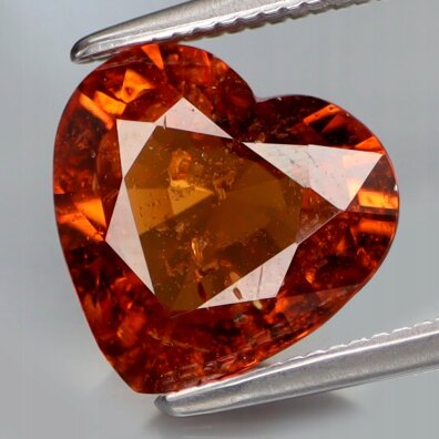 Granat Naturalny Hersonit Serce 2,55ct - Video - HGR7245