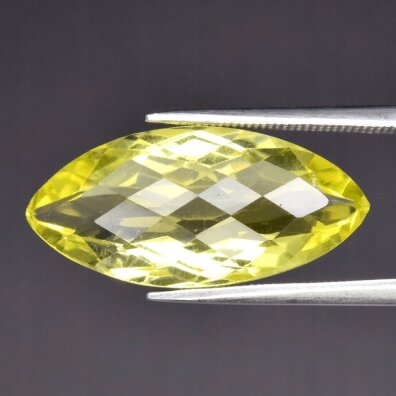 Kwarc Lemon Naturalny 11,44ct Świetna Markiza - video - HAM7183