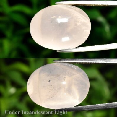 Kwarc Naturalny Różowy 39,63ct Duży Kaboszon - video - HKW7163