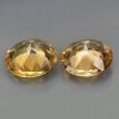 Cytryn Naturalny Para 9,23ct fi 12mm na Kolczyki - GCT2267 (3)