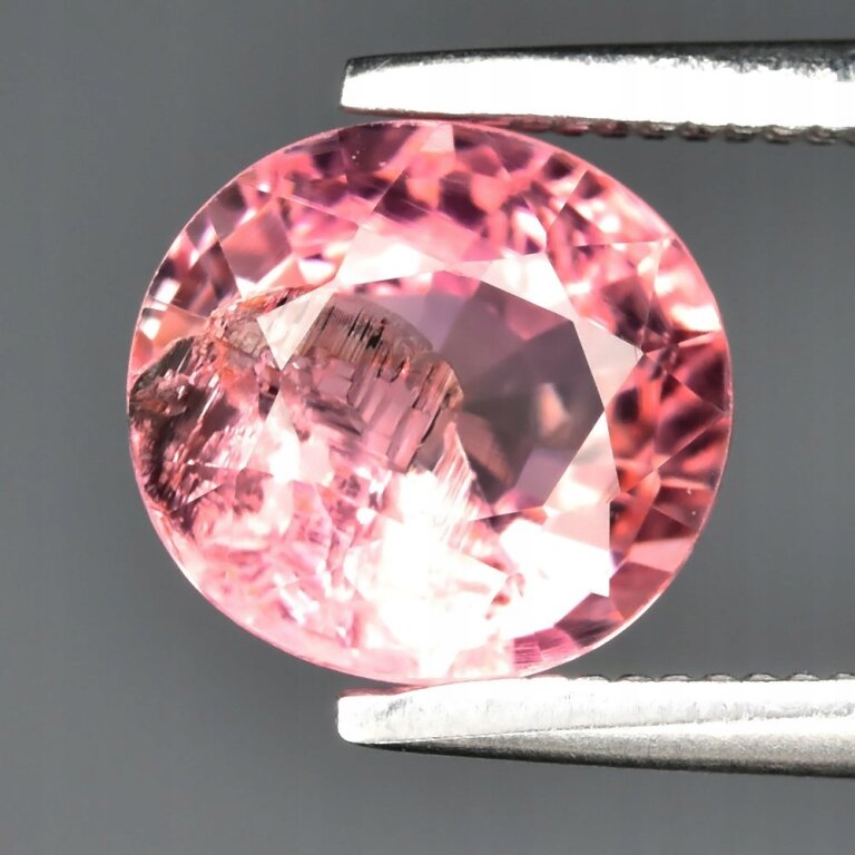 Turmalin Naturalny 1,39ct Śliczny Różowy Kamień - video GTR2323 (1)