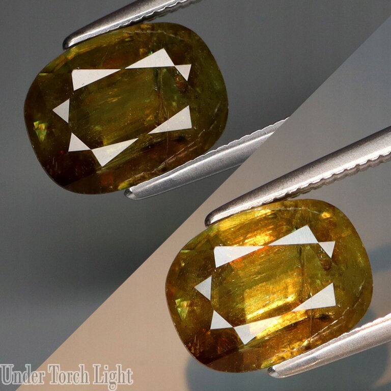 Tytanit Naturalny 3,38ctŚwietny Owal 10x7,5mm - HTS7195 (2)