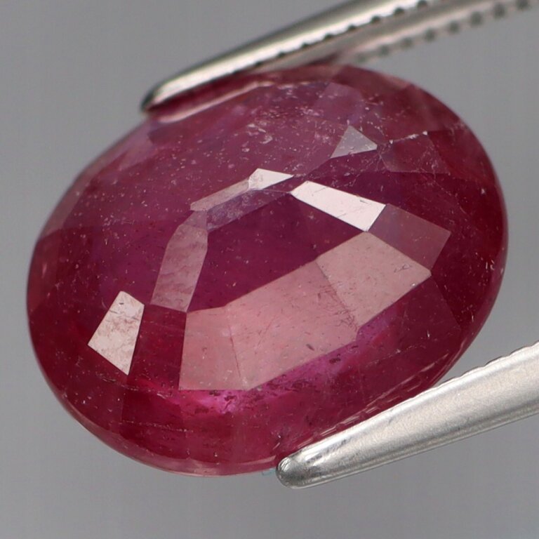 Rubin Naturalny 5,95ct 12x10mm Owal na Pierścionek - video - HRB7244 (2)