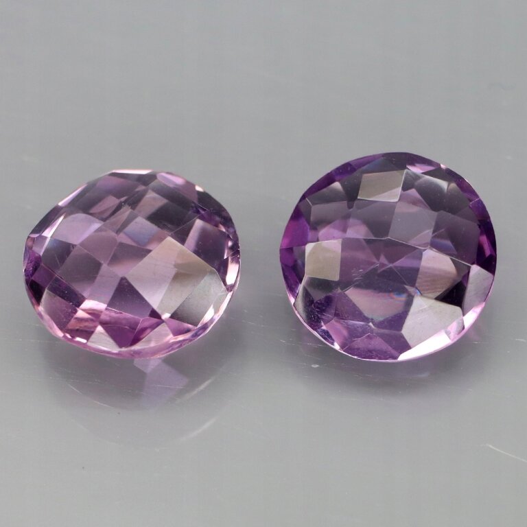 Ametyst Naturalny 5,54ct Świetna Para na Kolczyki - PAM2046 (1)