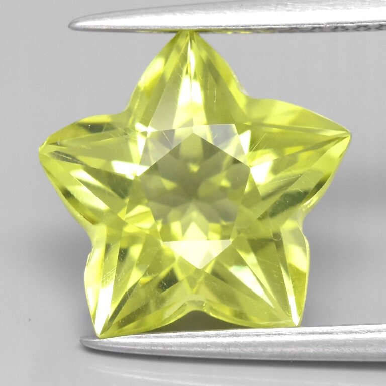 Cytryn Naturalny 4,07ct Śliczna Żółta Gwiazda ok. 11,5mm - VIDEO - HCT1115 (1)