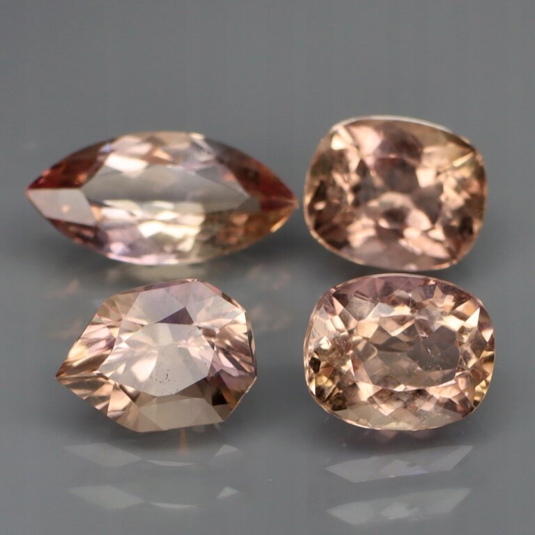Ametryn Naturalny 10,97ct - Śliczny Komplet 4 szt - HAM7236 (3)