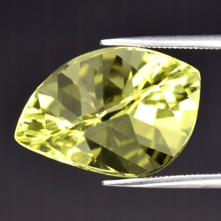 Kwarc Lemon Naturalny 11,72ct Fantazyjna Forma VVS - video - GCT2299 (1)