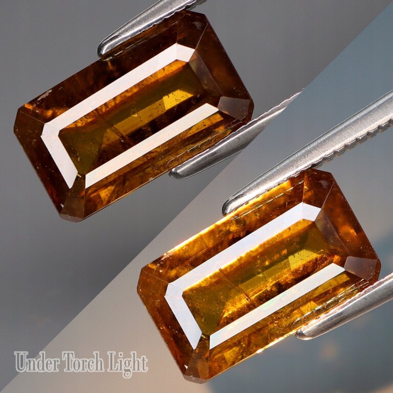 Tytanit Naturalny 2,94ct Oktagon na Pierścionek 11x6,5mm - video - HTS7194 (2)