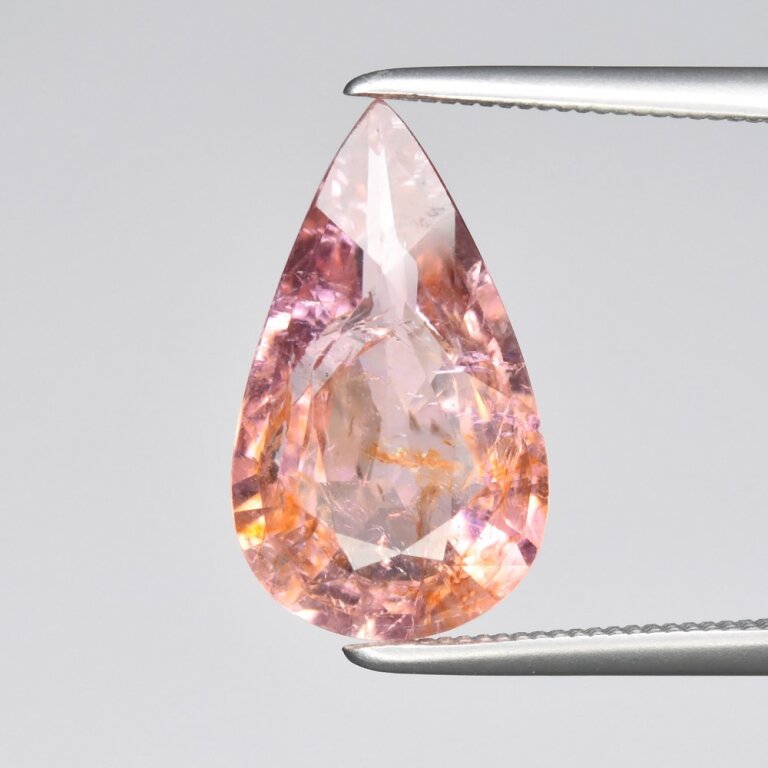 Turmalin Naturalny 3,36ct Piękna Różowa Łezka - video - HTR7238 (1)